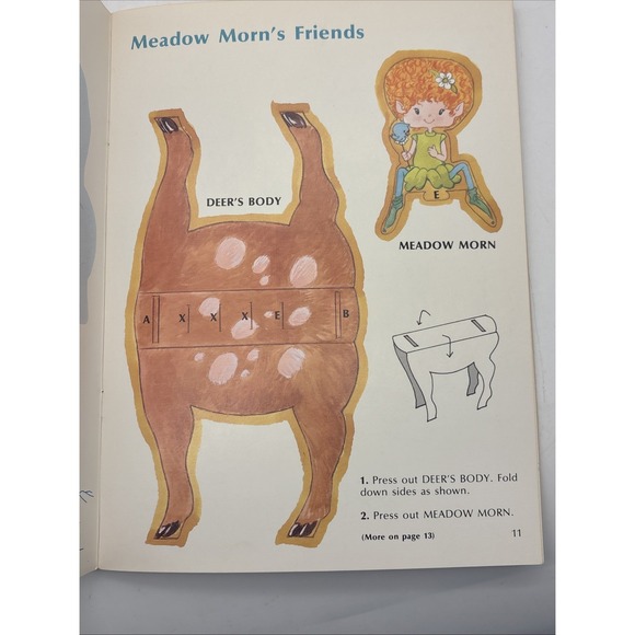 Scholastic Herself the Elf action toys punch out toy 1984 NOS Vintage Unused - Picture 8 of 16